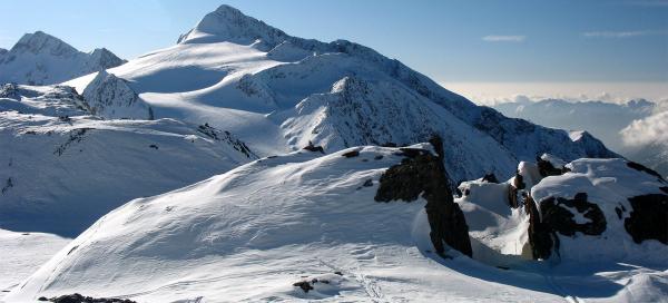 Ascent to pass Tiesenjoch