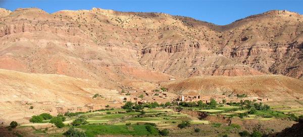 Jízda podhůřím Atlasu do Ouarzazate