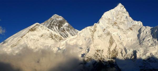 The highest mountains in the world