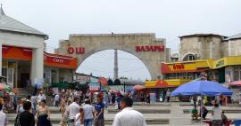 Ošský bazar v Biškeku