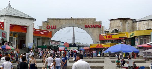 Ošský bazar v Biškeku