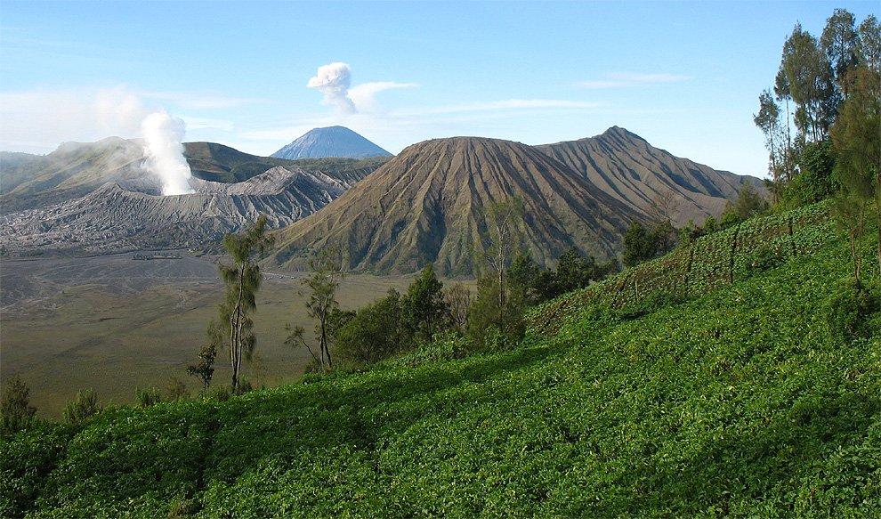 Nádherné sopečné panoráma