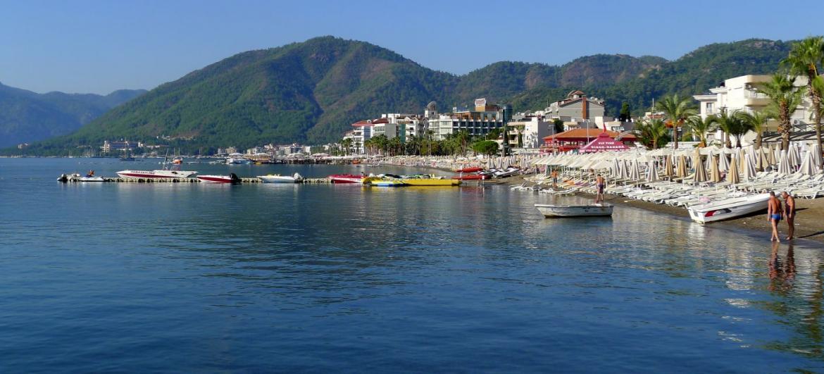 Pláž v Marmaris