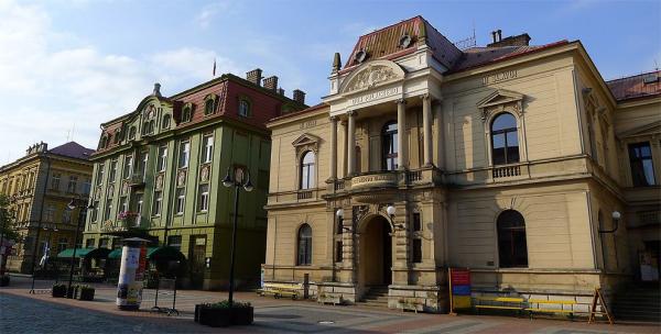 Masaryk theater and hotel Prague