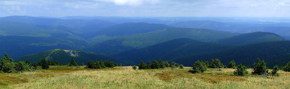 Krásné panoráma Jeseníků