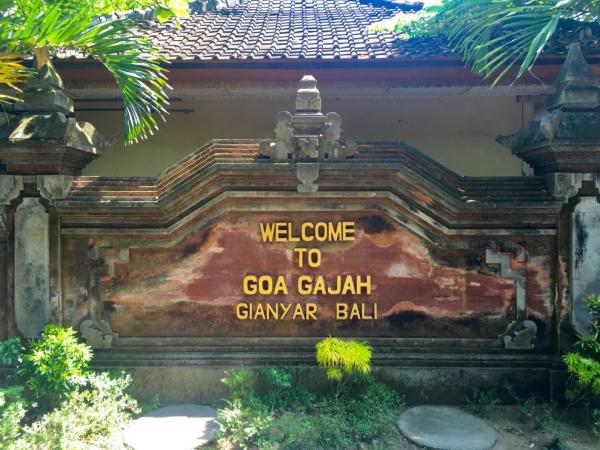 Vstup do chrámu Goa Gajah