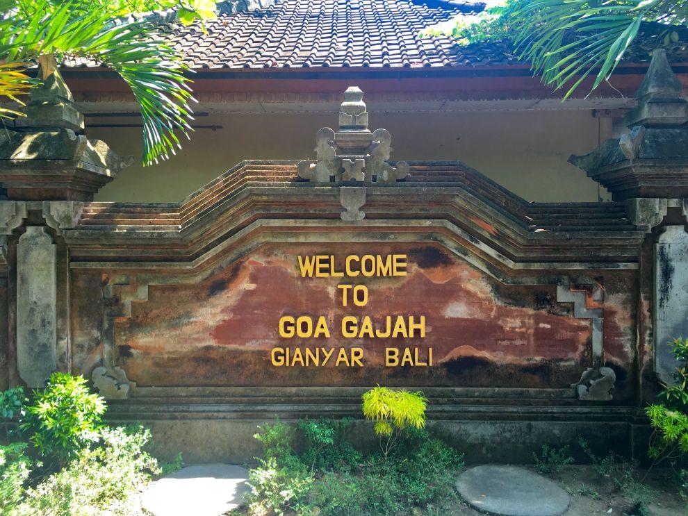 Vstup do chrámu Goa Gajah