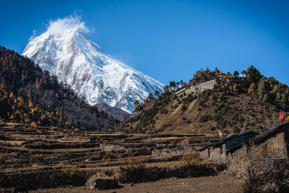 Výhled na Manaslu