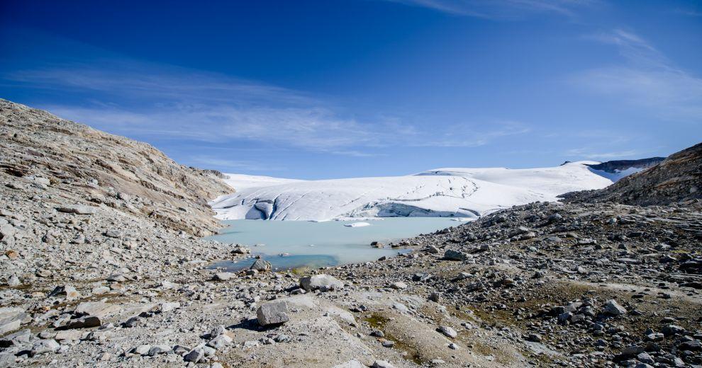 Illecillewaet Icefield v celé jeho viditelné kráse