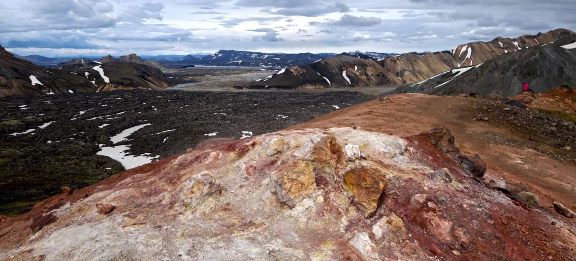 Trek v Landmannalaugáru