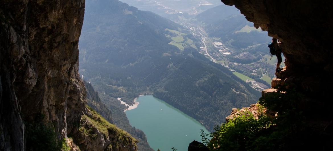 Rossloch Höhlen Klettersteig