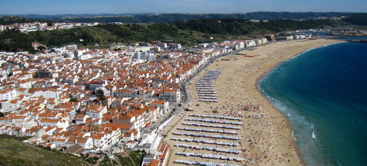 Pláž v Nazaré