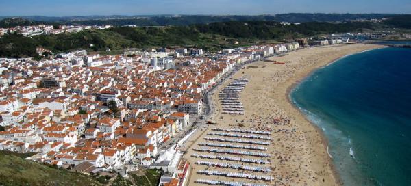 Pláž v Nazaré