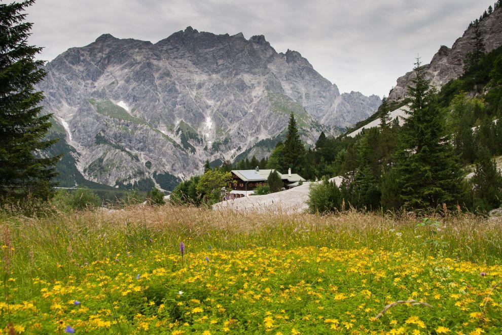 Chata Wimbachgrieshütte, 1326m