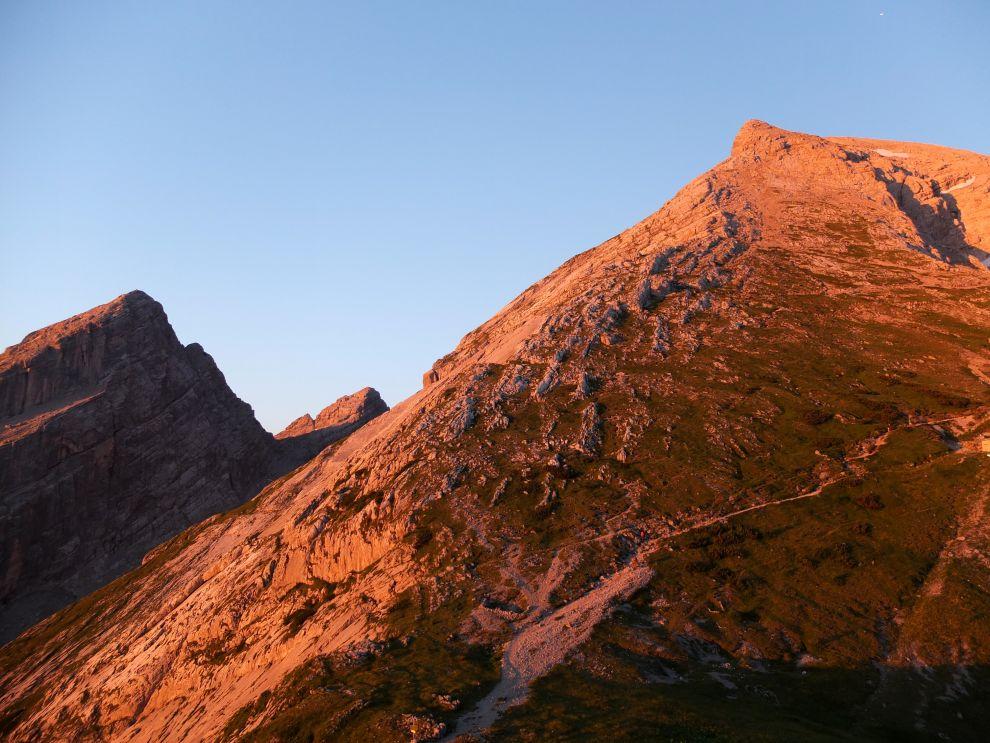 Watzmannhaus - svítání