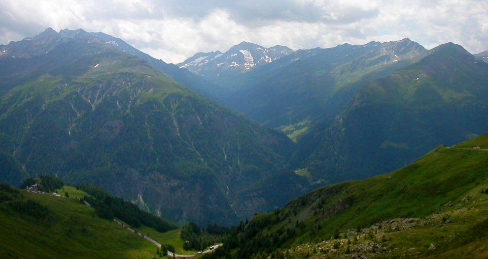 Dlouhý sjezd z Hochtoru