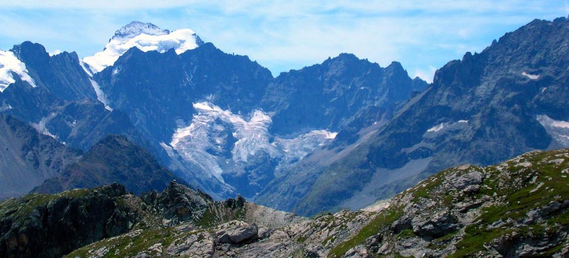 Jízda přes Col du Galibier