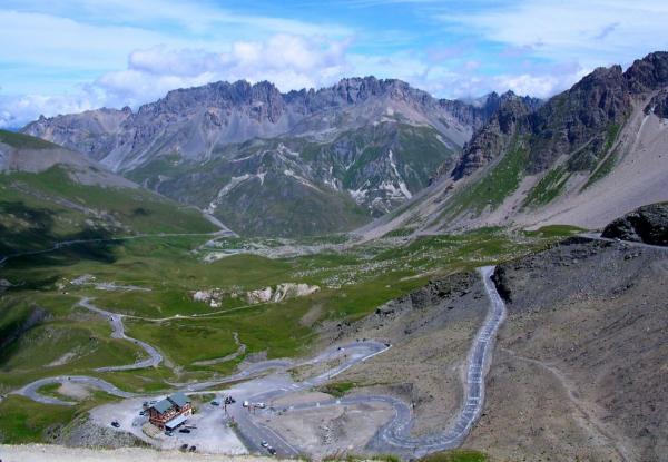 V průsmyku Col du Galibier