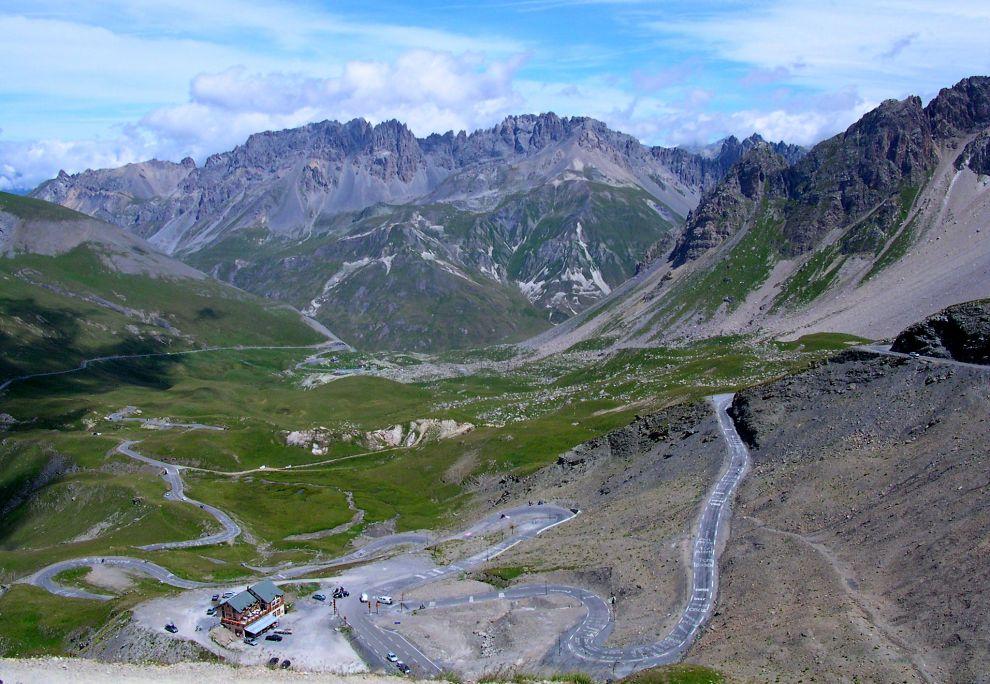 V průsmyku Col du Galibier