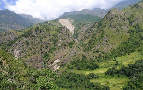Big landslide