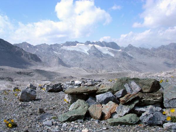 V sedle Passo delle Partigliole