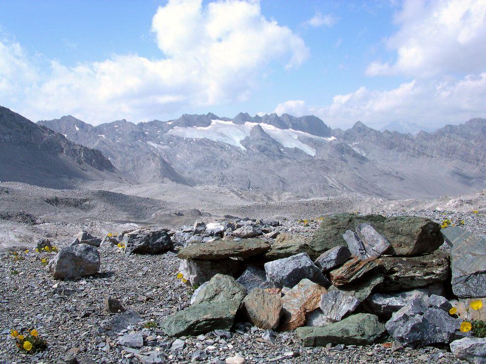 V sedle Passo delle Partigliole