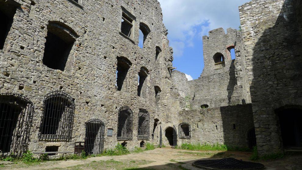 Vnitřní hrad Hukvaldy