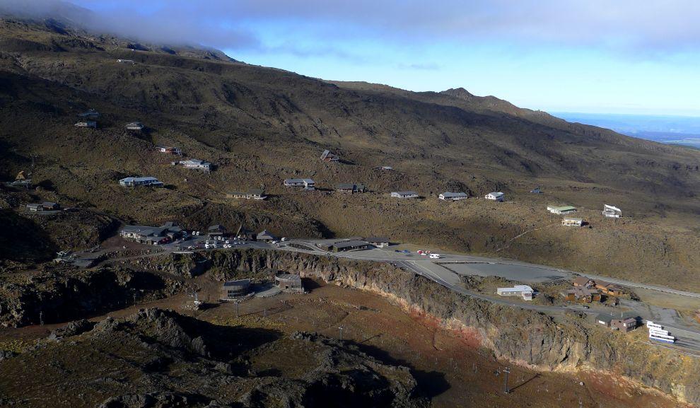 Vyhlídka na středisko Whakapapa