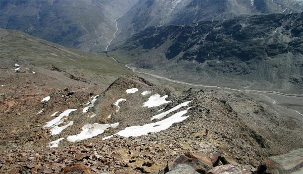 The view down