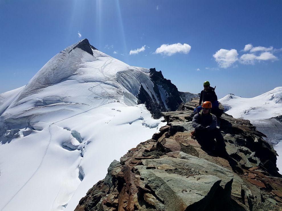 Allalinhorn od západu