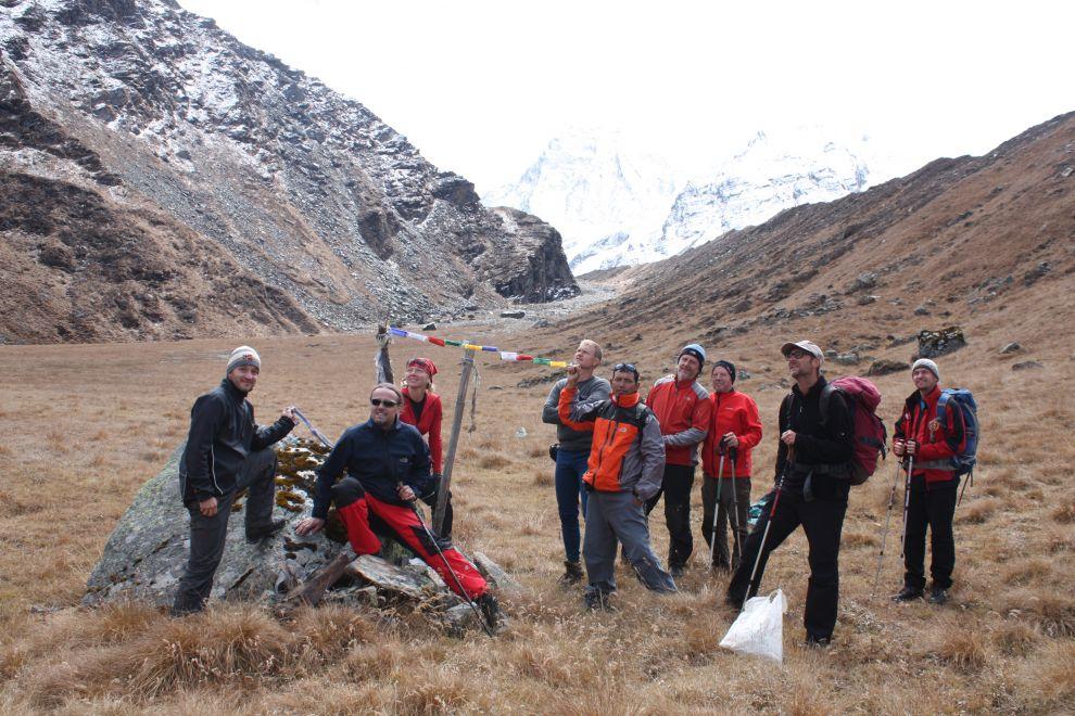 Base Camp API HIMAL ve výšce 4200m