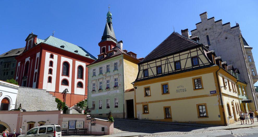 Výhled na kostel sv. Václava