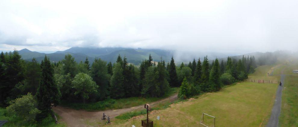 Výhled na Vysoké Tatry