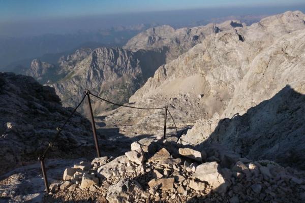 Z chaty Planika na vrchol Triglav