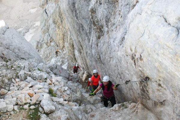 Z chaty Planika na vrchol Triglav