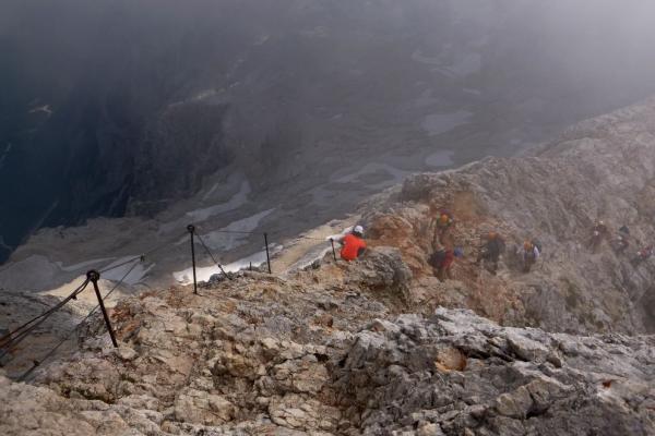 Z chaty Planika na vrchol Triglav