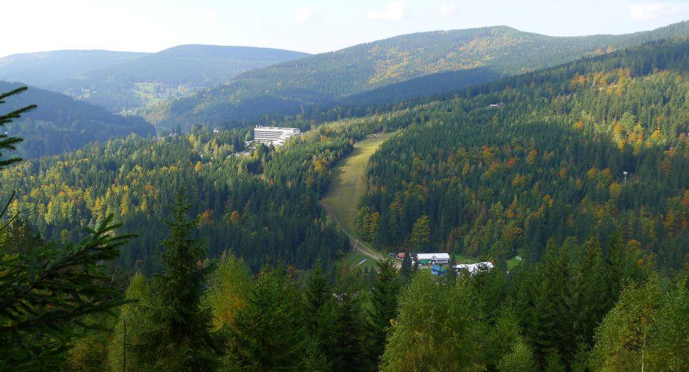 Výhled na Žalskou rozsochu