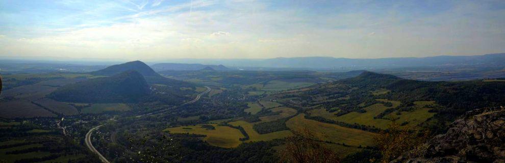 Pohled z Bořeně je opravdu krásný