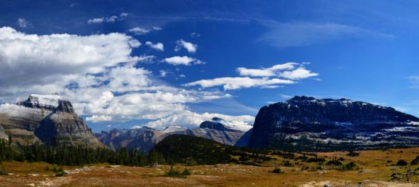 Pohled na Logan Pass
