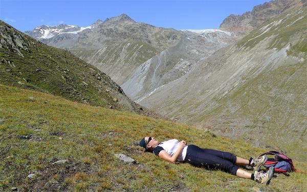 The outlook of Mutspitze