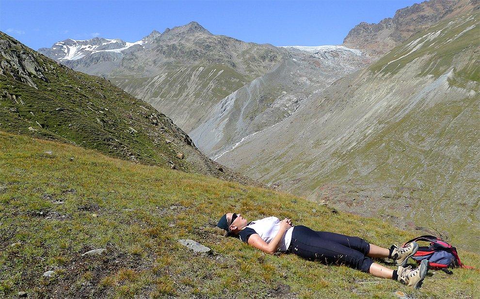 The outlook of Mutspitze