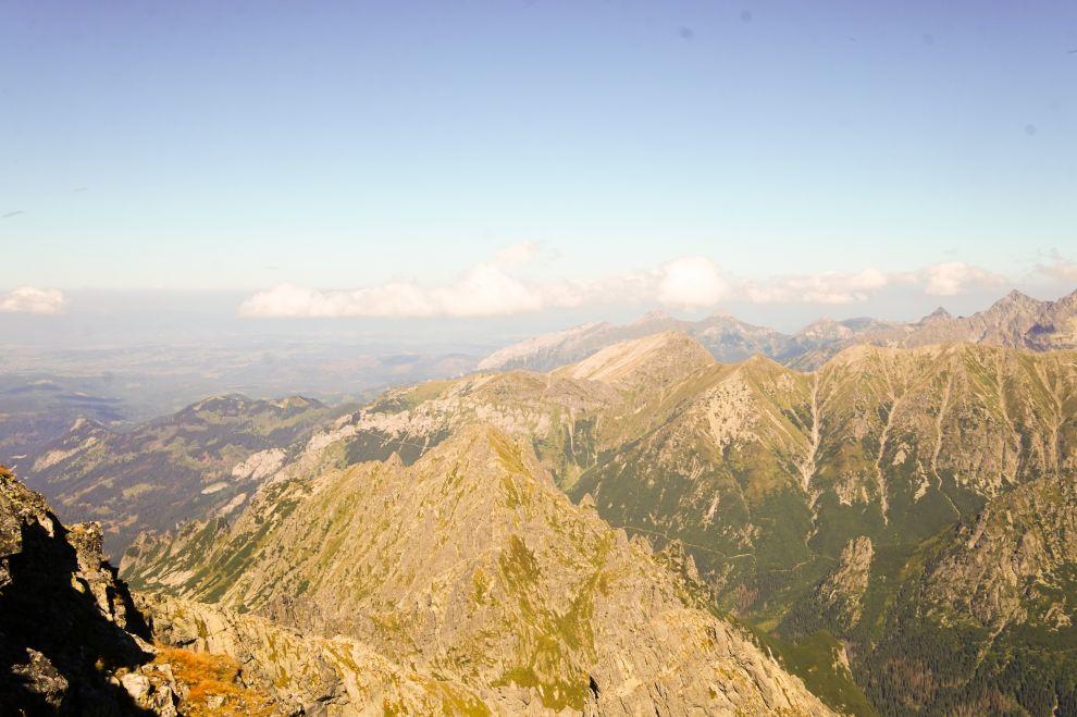 Výhľad z vrcholu do Poľska