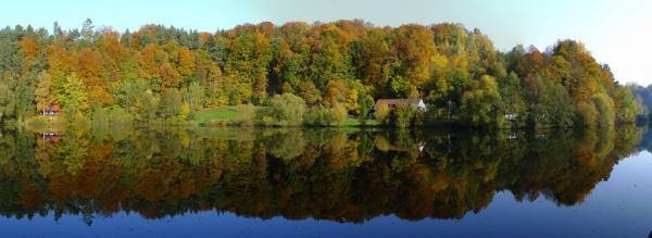 Panoráma z konce hráze