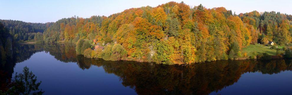 Panoráma z druhé vyhlídky