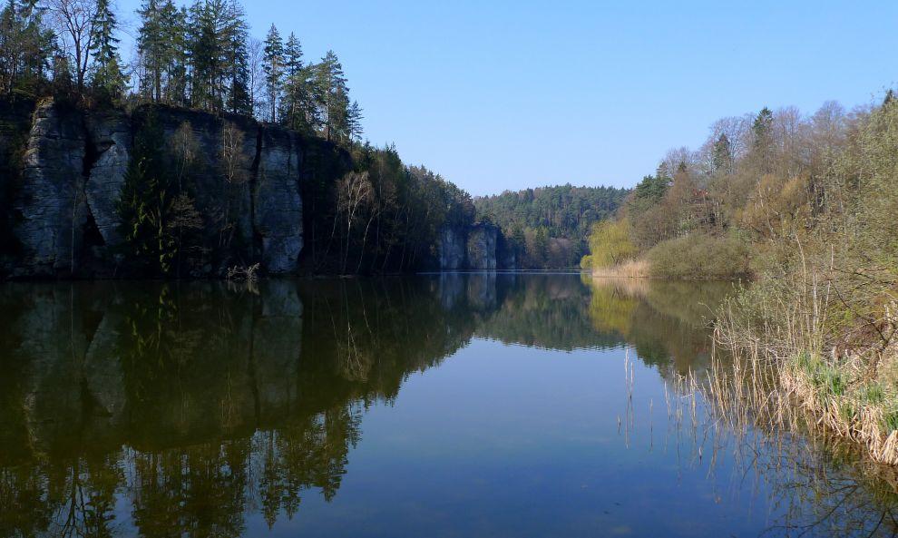 Dlouhý výhled na rybník