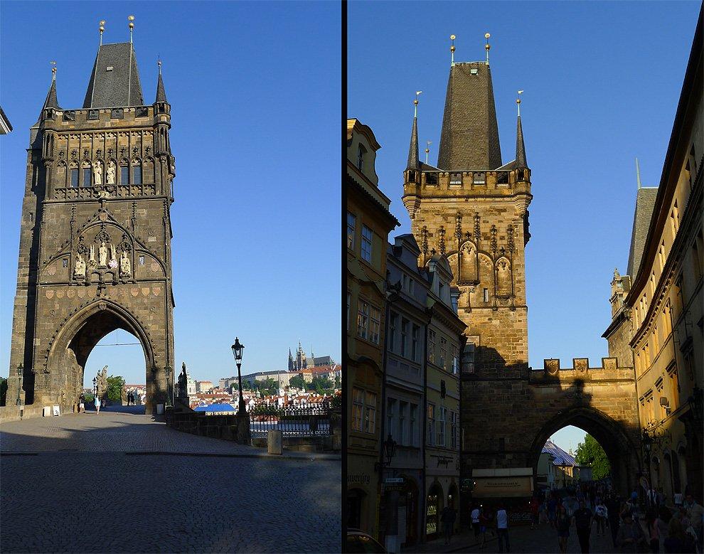 Bridge towers