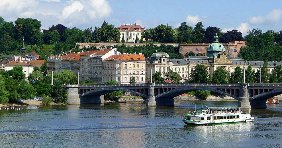 Boat cruises on the Vltava river
