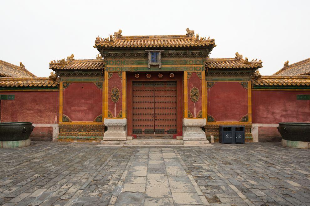Zakázané město "Hall of Clocks" (Fengxian dian)
