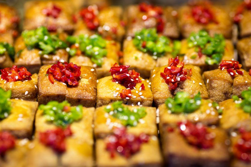 smažené tofu s chilly