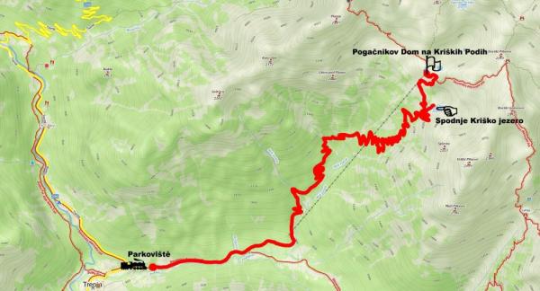 Mapa výstupu